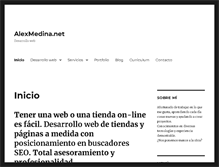 Tablet Screenshot of alexmedina.net